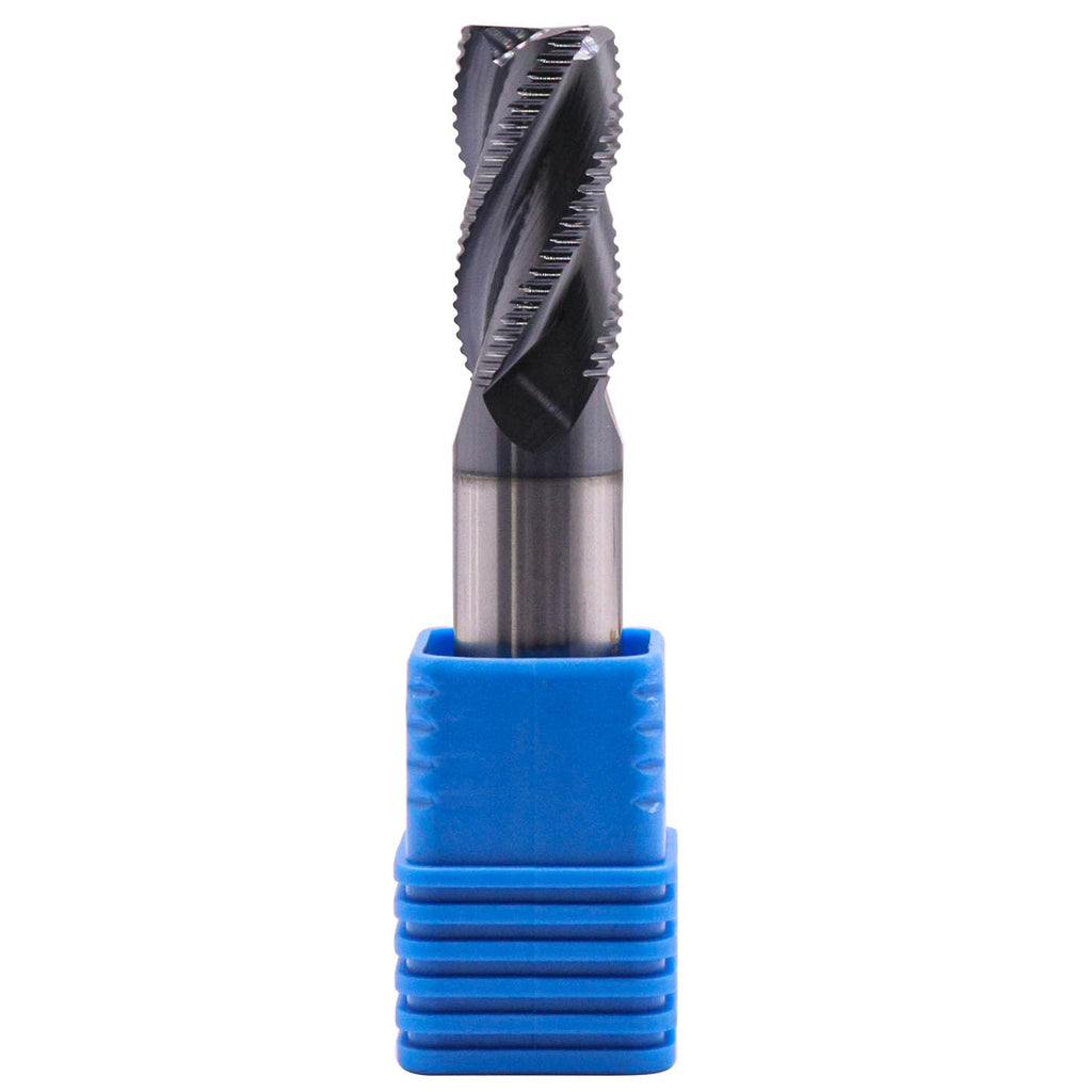 4 Flute Solid Carbide Roughing End Mill(1Pc, 5/8"), ALCrSiN Nano Coated