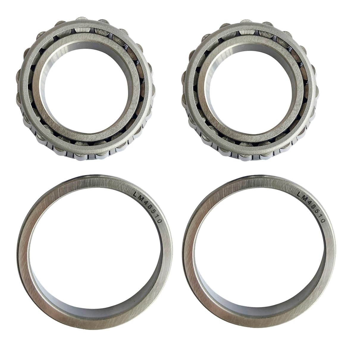 (2 Sets) LM48548/LM48510 Tapered Roller Bearing Cone and Cup Set