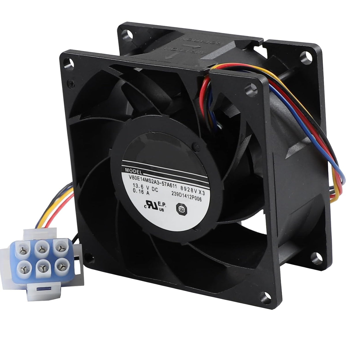Refrigerator Evaporator Fan Motor for GE Models GFE26GGKIWW GFE26GMHDES GFE26GMHEES GFE26GMHFES GFE26GGHEBB GFE26GGHEWW GFE26GGHFBB GFE26GGHFWW GFS26GMNBES GFE26GMKJES GFE26GGHDBB GFE26GGHDWW