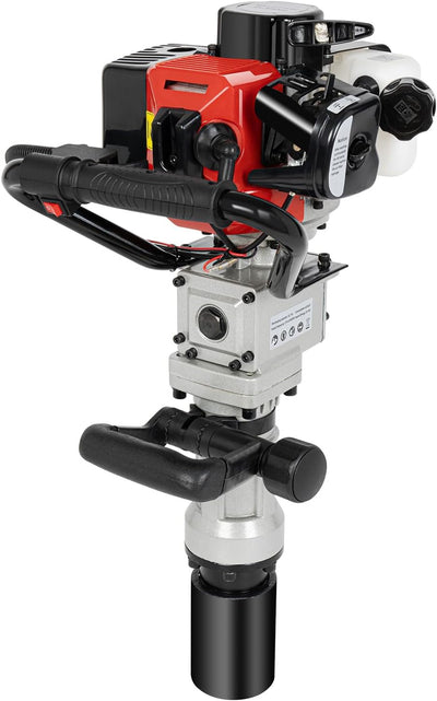 32.6CC 2 Stroke Gas Powered T-Post Driver, 900W Gas Powered Pile Driver Fence Post Driver Portable Petrol Piledriver