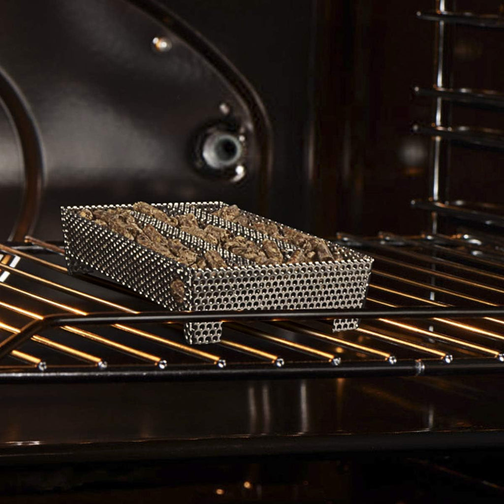 Buzzlett 5" x 8" Pellet Smoker Tray 12 Hours of Billowing Smoke