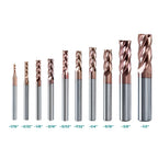 NZ 4 Flute 7/32" Square End Mill with TiSiN Coating