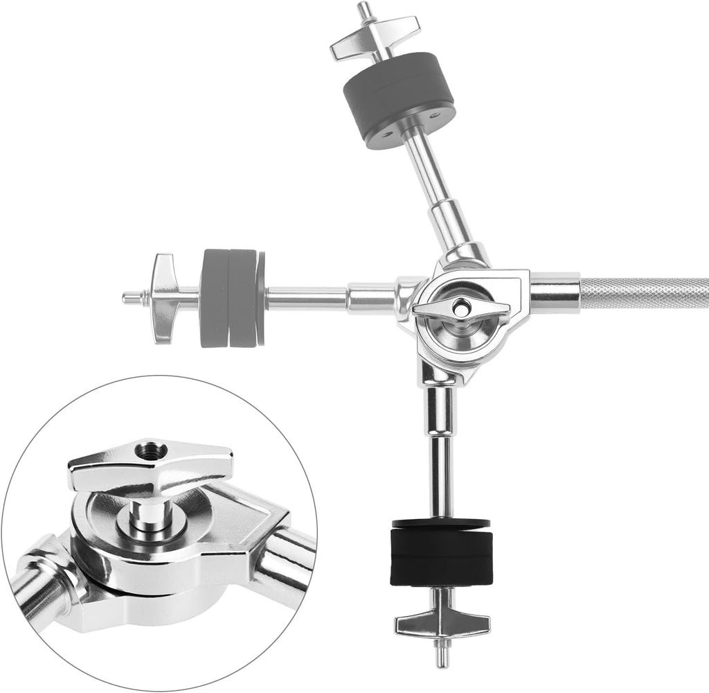Drum Cymbal Extension Stand, 33cm Drum Cymbal Arm Attachment for All Skill Levels, Cymbal Boom Arm with Clamp Holder