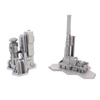 6mm Sci-Fi Cityscape Bundle 1 Hex for Miniatures Games Such as Epic Battletech Adeptus Titanicus (Bundle 1 with Hexes)