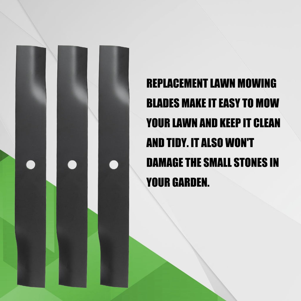 RANSOTO 50" Mower Blade and Belt Set for Toro TimeCutter SS5000 SS5060 MX5000 MX5060, Toro 50 Mower Deck Maintenance Kit, Replaces 115-5059-03 & 119-8820, 3 High-Lift Blades & Heavy-Duty Belt