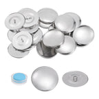 10 Sets Self Cover Button Kit 60L 1.5" 38mm with Wire Backs