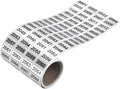 2001 to 3000 Consecutive Number Stickers Inventory Label Black Numbers for Office Warehouse Numbering Classification