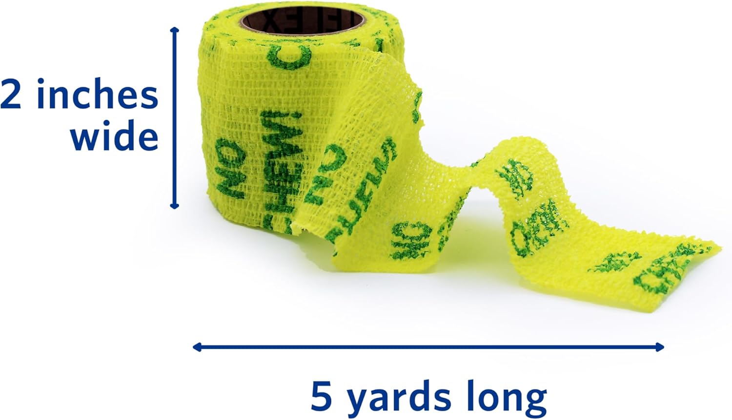 PetFlex No Chew – Flexible Self-Adhering Elastic Bandage for Wound Care – First Aid Wrap for Small Animals Like Dogs