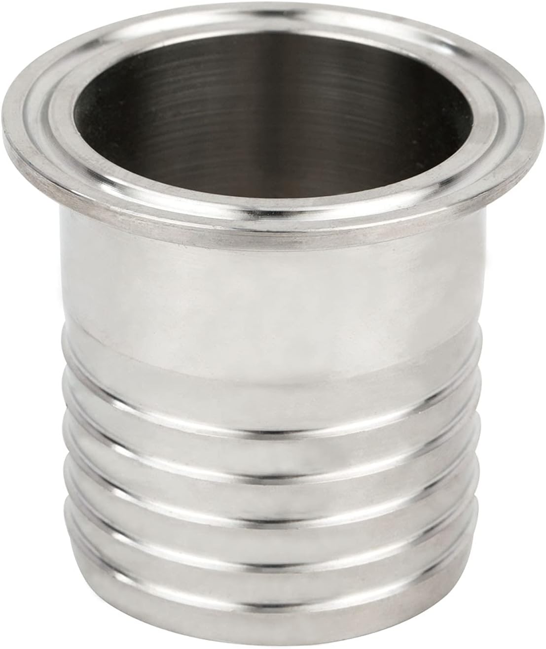 Yoebor 2" Tri Clamp to 2" Hose ID Barbed Adapter SUS304 Sanitary Fitting