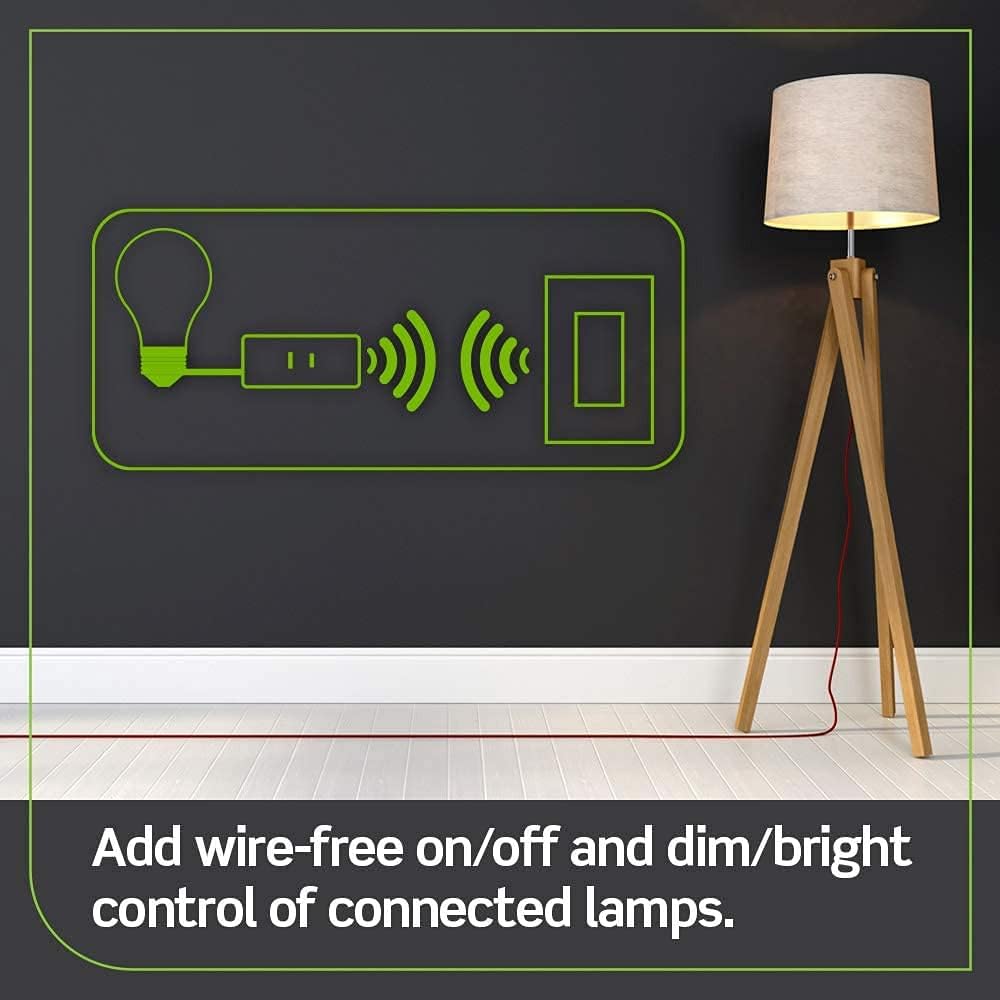 Decora Smart Dimmer Anywhere Companion, Add Wire-Free 3-Way/4-Way/5-Way On/Off/Dim/Bright Control to Decora Smart