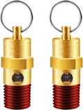 1/4'' NPT Male 200 PSI Air Compressor Pressure Relief Valve Brass
