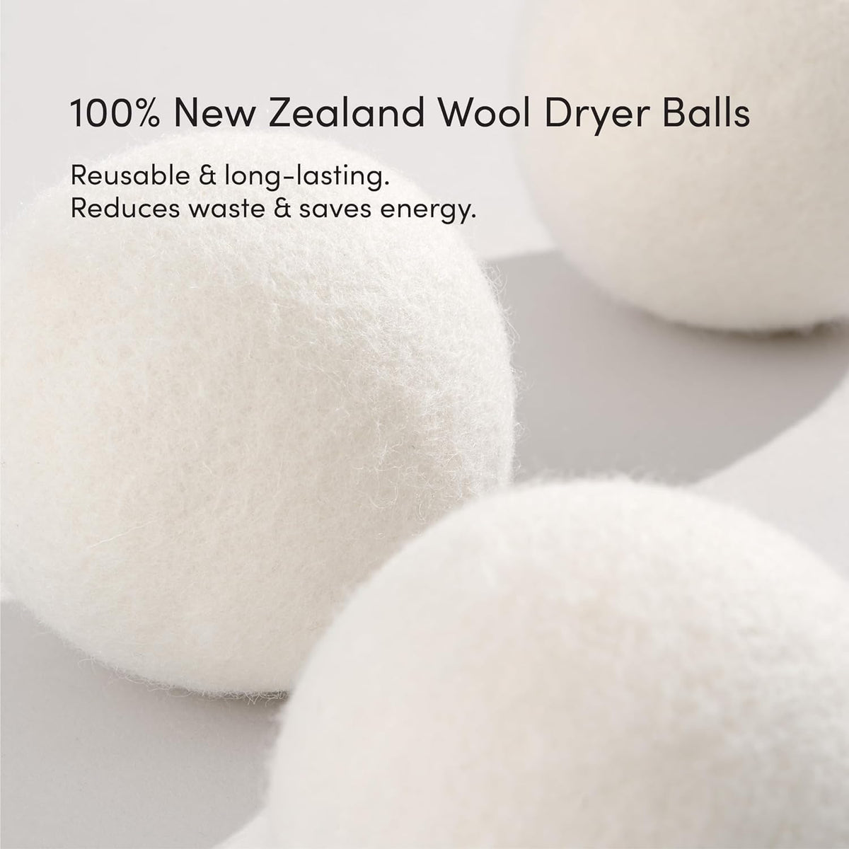 100% New Zealand Wool Dryer Balls | 3 Pack
