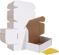 9x6x3 Shipping Boxes Set of 30, White Corrugated Cardboard Mailer Box for Packing Small Business