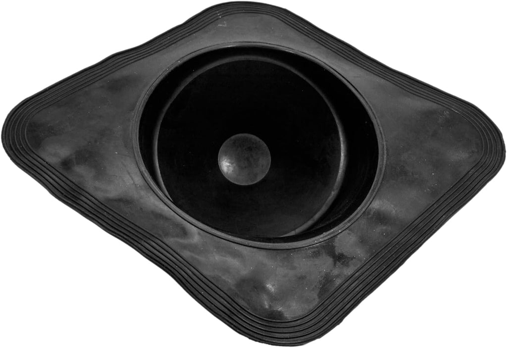 Hi-Pitch #3 Black EPDM High Pitch Roof Flashing. Steep Slope Metal Roof Flexible Flashing.