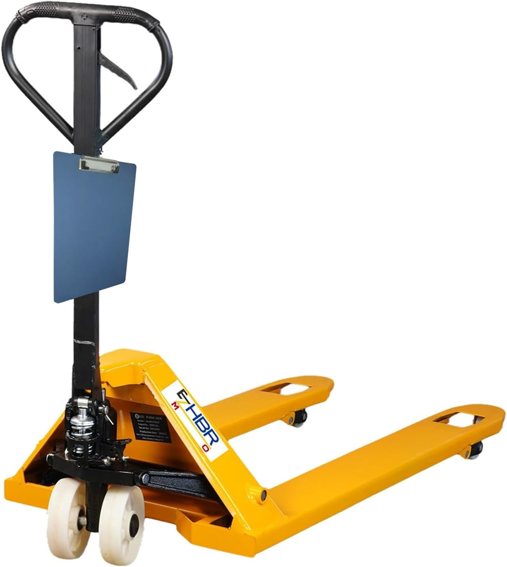 Leak-Proof Pallet Jack, 5500 lbs Load Capacity, Manual Pallet Truck with 48L x 27W Inch Forks for Pallet Moving