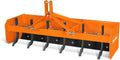 72" Box Blade Scraper with 6 Shanks 3 Point Hitch Tractor Attachment, Model BB72