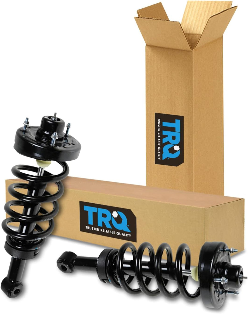 TRQ Rear Strut and Spring Assembly Set