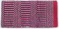 Ramrod Doubleweave Saddle Blanket, Red/Black/Cream, 32 x 64-Inch