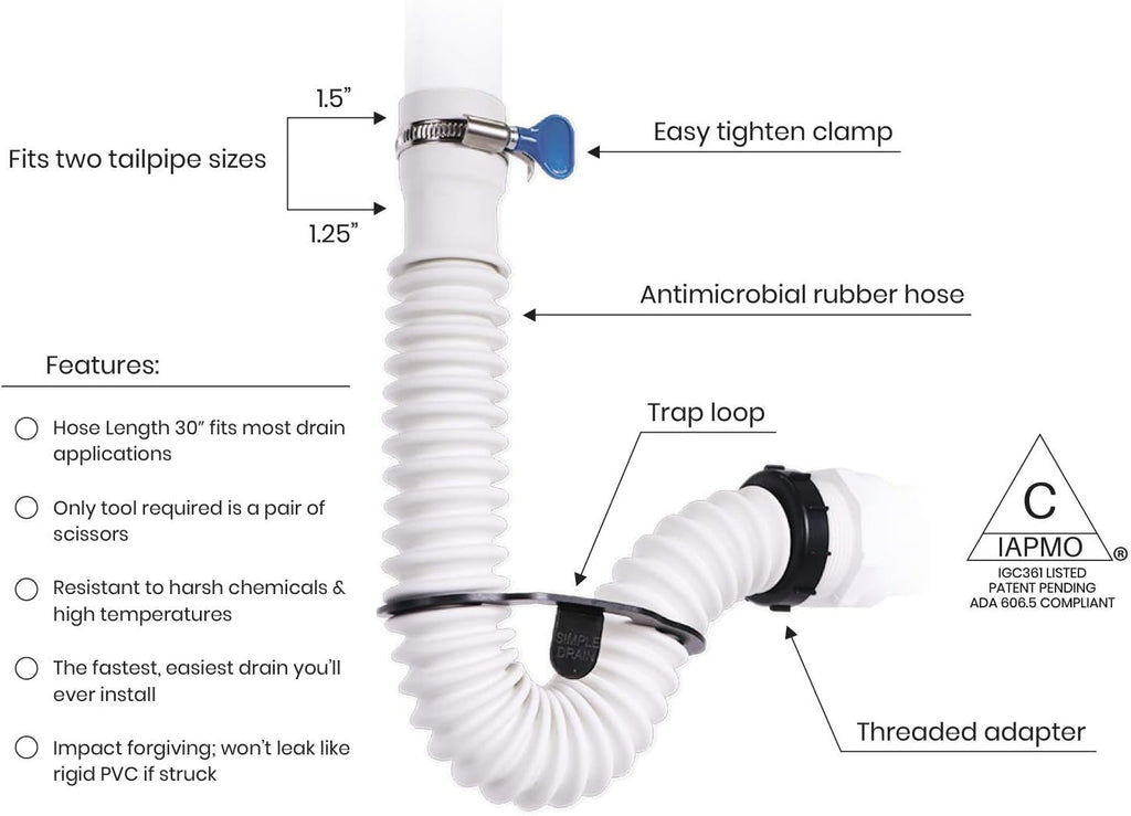 Sink Drain Kit 1-1/2"