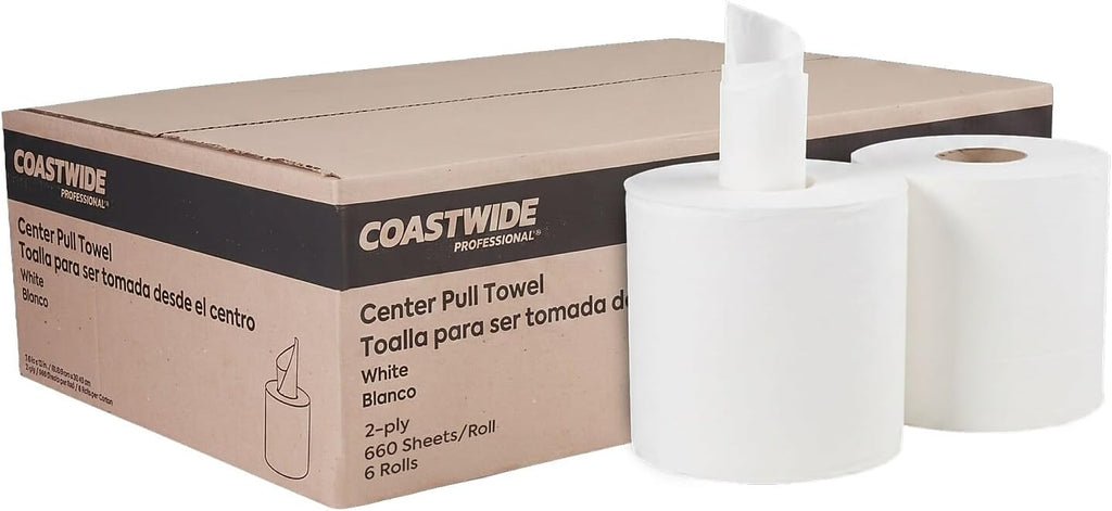 Professional Centerpull Paper Towels, 2-Ply, 6 Rolls