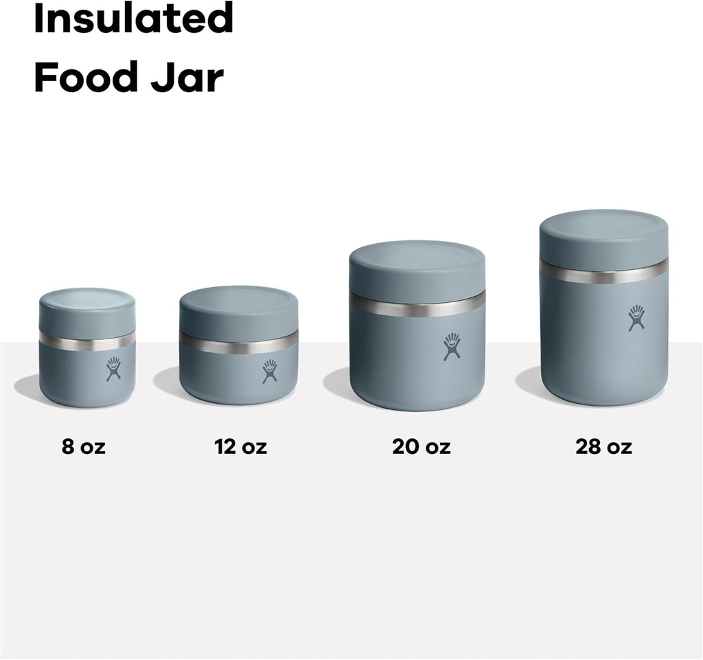 Food Jar – Insulated Stainless Steel, Snack Travel Container for Hot Food, Lunch, & Soup 8 Oz Oat Tan