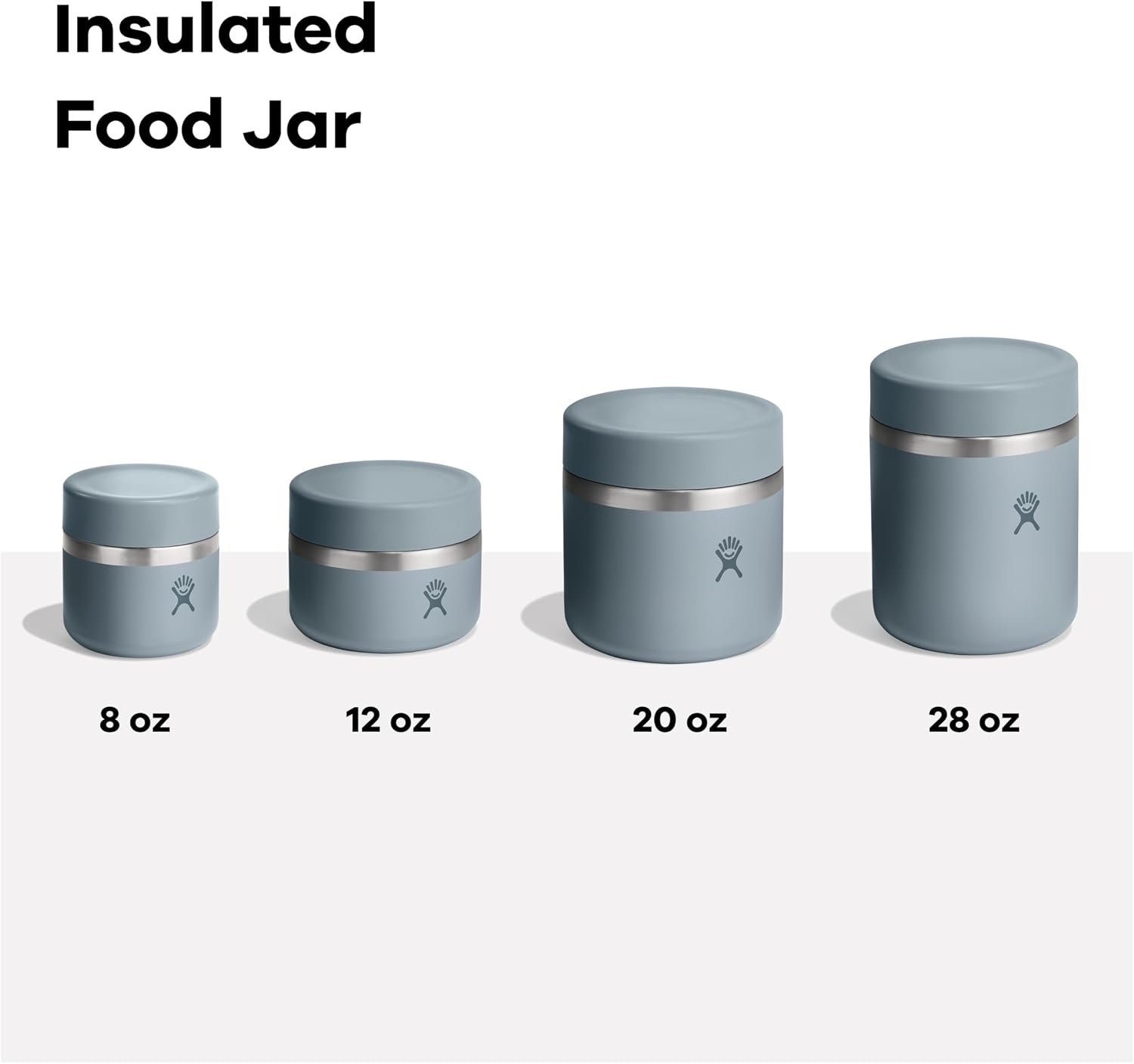 Food Jar – Insulated Stainless Steel, Snack Travel Container for Hot Food, Lunch, & Soup 8 Oz Oat Tan