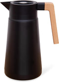 Thermal Coffee Carafe, Brews Up to 68 Oz - Stainless Steel, Tea Infuser