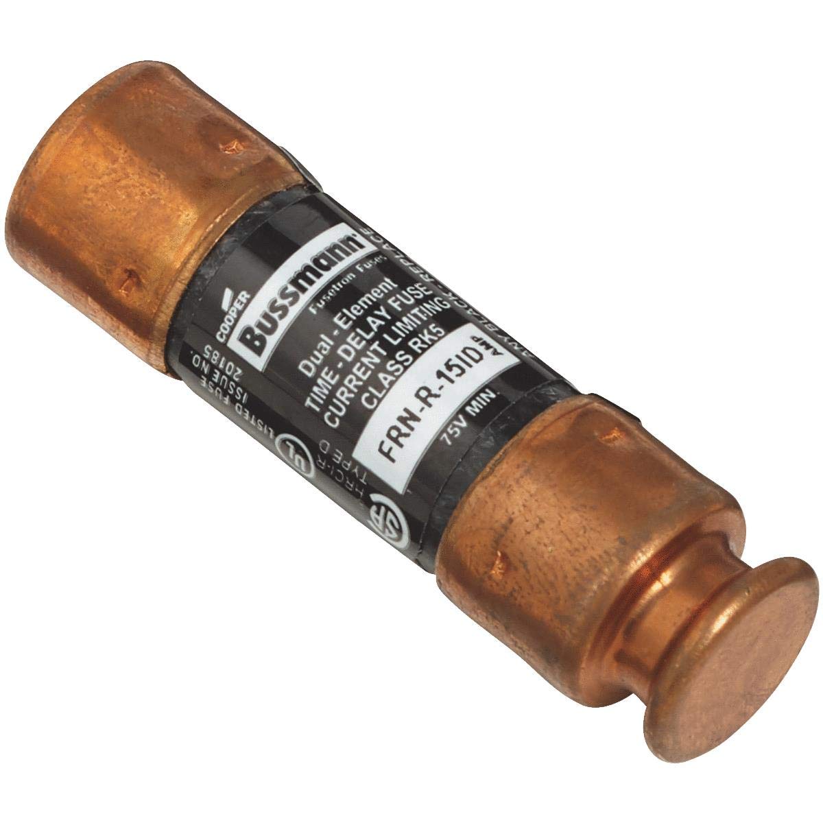 Bussman BP/FRN-R-15ID 15 Amp Heavy-Duty Time Delay Fuse 2 Count