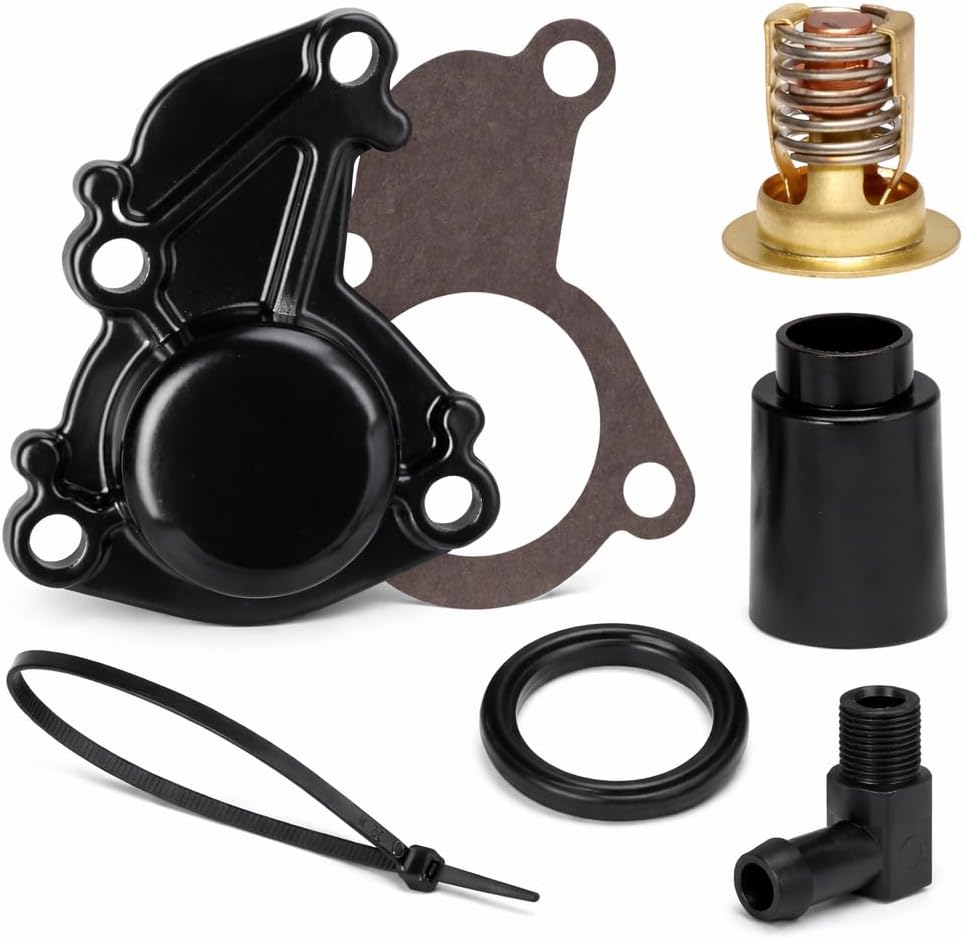 Outboard Thermostat & Housing Kit compatible with Mercury Mariner 40 50 55 60 hp 2-Stroke replaces 850055A2