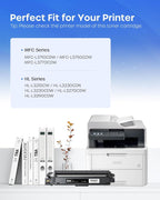 TN227 TN-227BK/C/M/Y Toner Cartridges Replacement for Brother TN227 5 Pack
