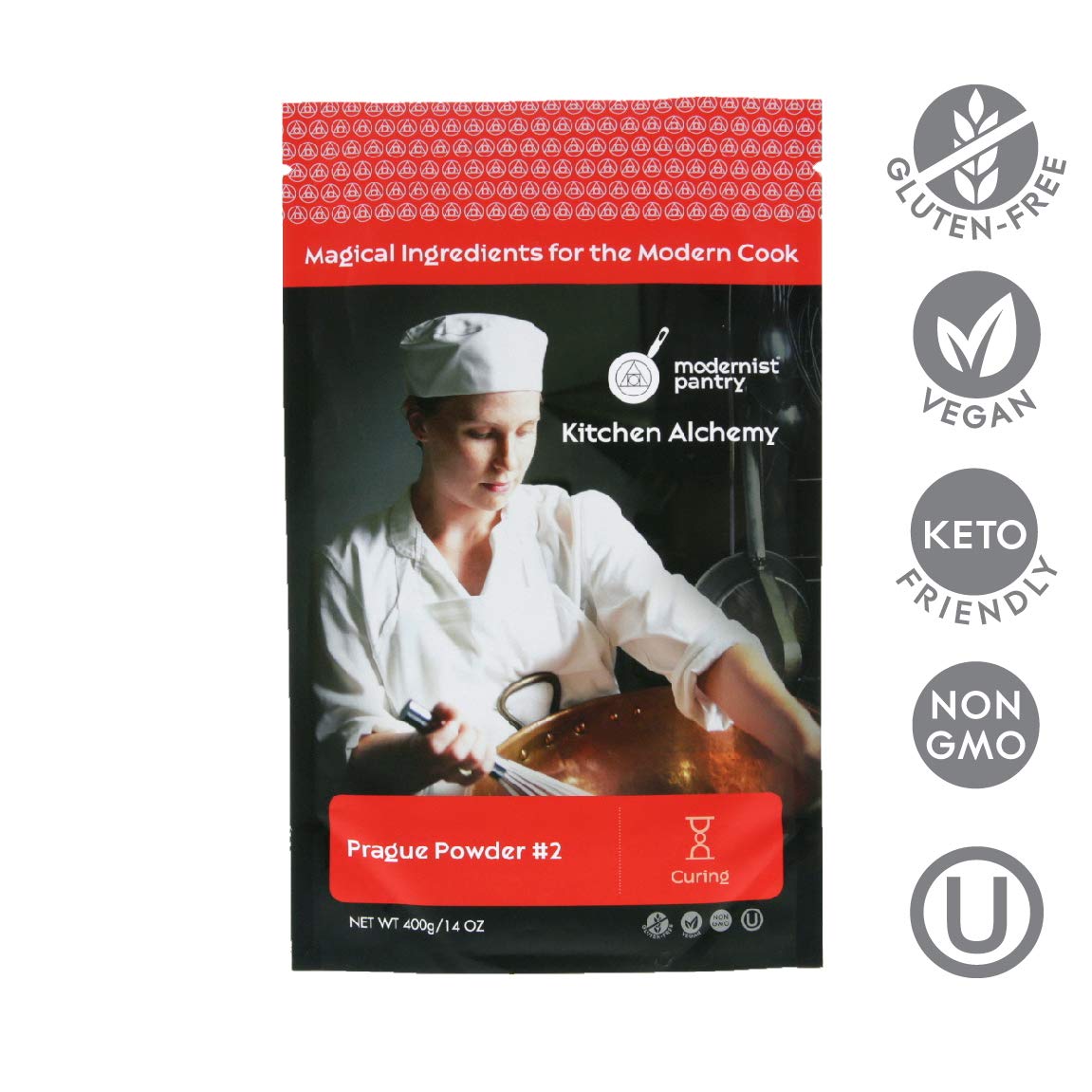Pure Prague Powder #2 [aka Insta Cure #2, DQ Pink Curing Salt, Sel Rose] ⊘ Non-GMO Gluten-Free OU Kosher Certified