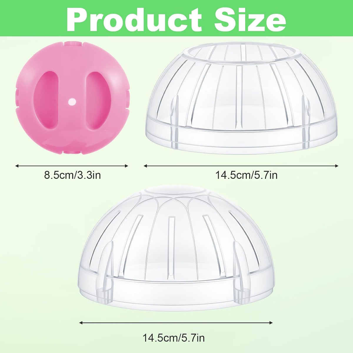 5.7 Inch Hamster Ball, Clear Hamster Exercise Ball Running Wheel