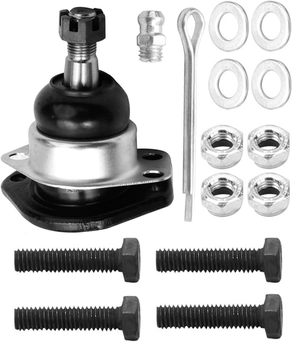 Detroit Axle - 4pc Front Ball Joints for Chevy Blazer S10 GMC Sonoma Jimmy