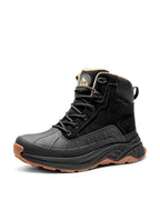 Women's Waterproof Hiking Boots,Black,7.5