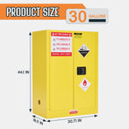 30 Gallon Flammable Safety Storage Cabinet