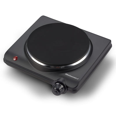 Electric Burner, 1000W Cast Iron Hot Plate, 7 Heat Settings
