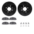 R1 Concepts Front Brake Kit Fits 1990-2000 Honda Civic