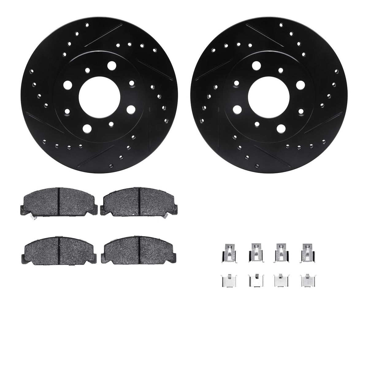 R1 Concepts Front Brake Kit Fits 1990-2000 Honda Civic