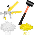 1/16 Inch Tile Leveling System, 1000 Tile Spacers and 200 Tile Wedges