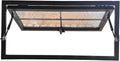Aluminum Basement Hopper Window with Tempered Glass, Shed Windows