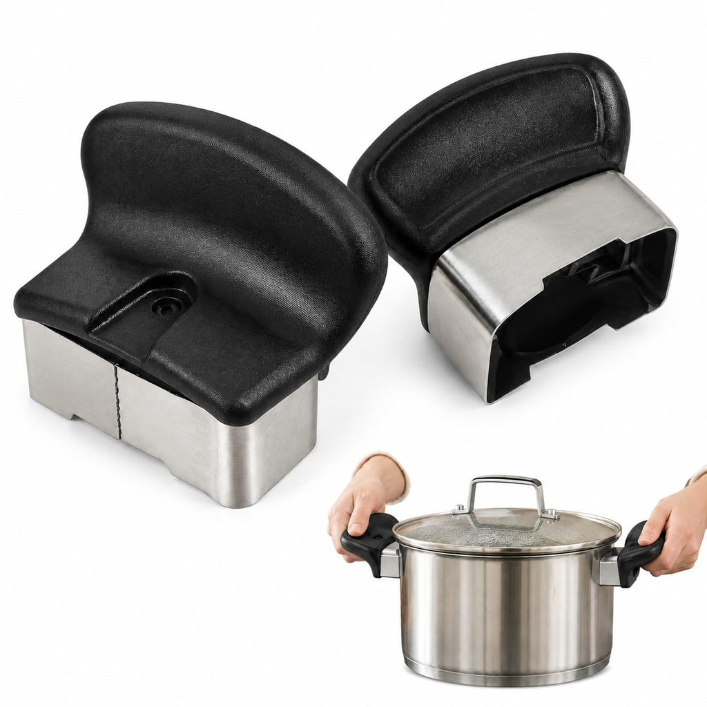 2 Pack Replacement Pot Handles, Short Side Handles for Pots and Pans