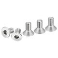 DTGN #10-32x3/8 Flat Head Socket Cap Screws 20Pack 304 SS Full Thread