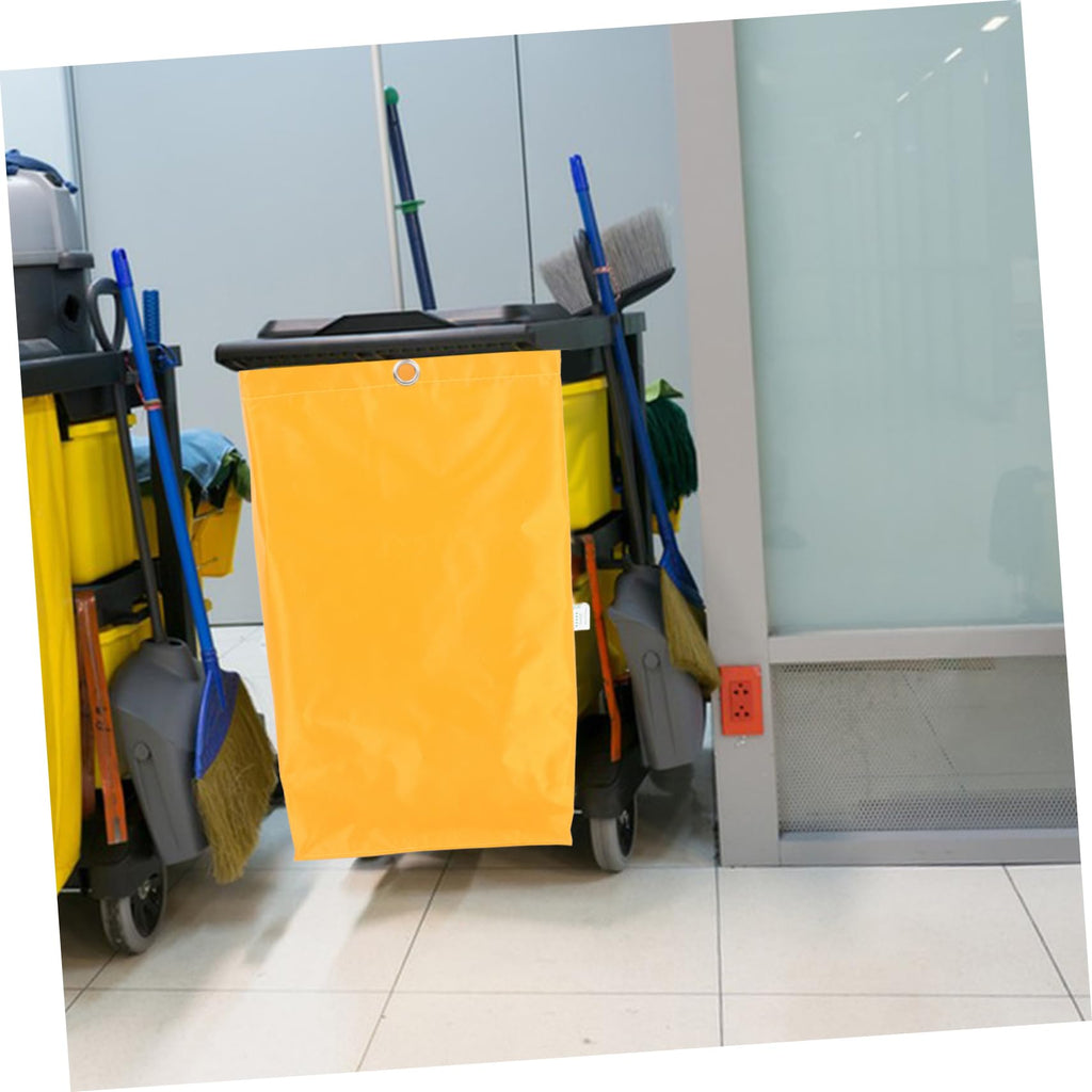 Splashproof Cleaning Cart Bag Canvas Replacement Pouch for Wet Rooms