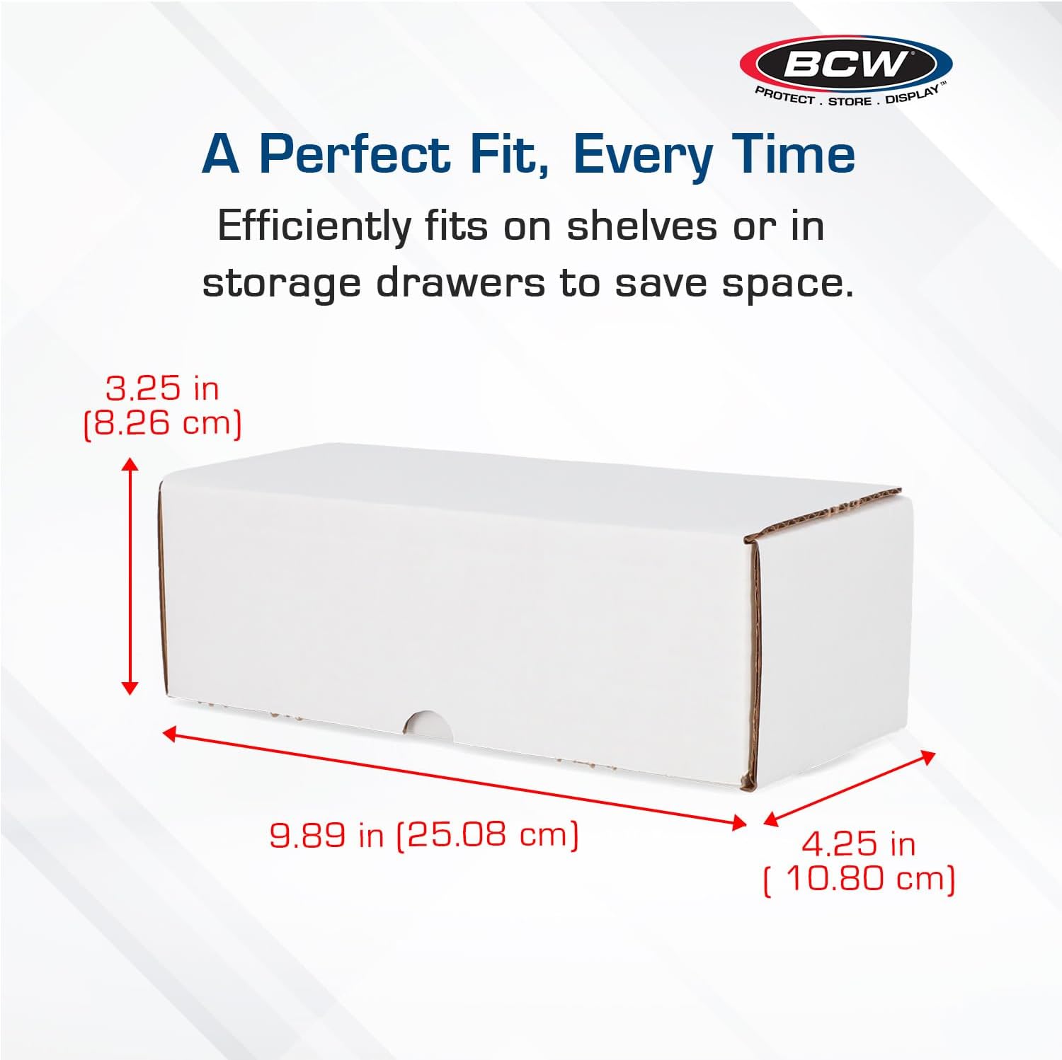 500 Count Cardboard Card Storage Box – 10 Pack | Bulk Trading Card Box for Sports & TCGs | Holds 450 Standard or 720