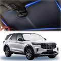 300T Thickened Automotive Glass Sunshade and Comes with Storage Bag,Keep Car Interior Cool,Universal Windshield Sun