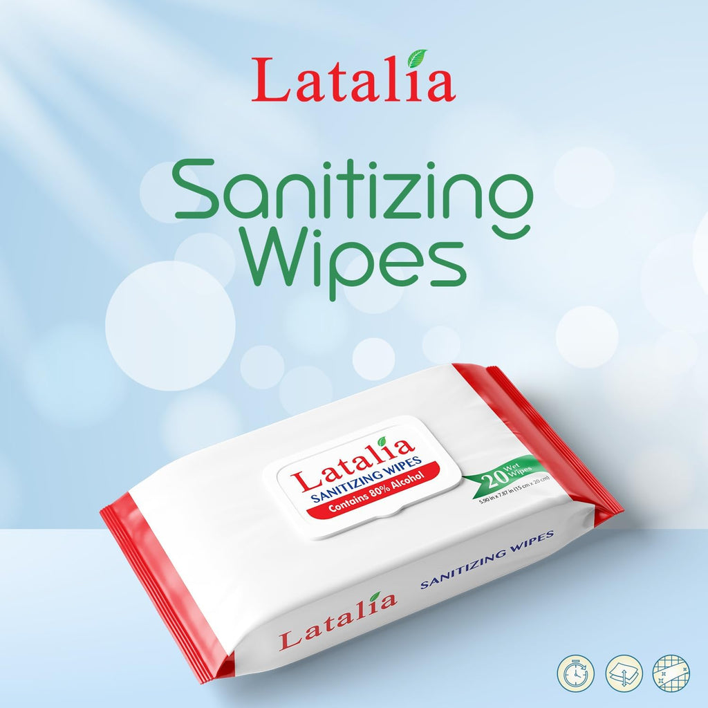 Hand Wipes Pack of 2| 80% Alcohol Hand Sanitizer Wipes for Hands & Face Moisturizing, Gentle, Convenient and