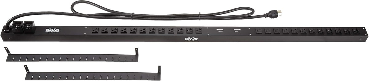 Tripp Lite PDU Basic 24 5-15/20R L5-30P 2.9kW 120V 10ft Cord 63.75in 0U (PDUV30)