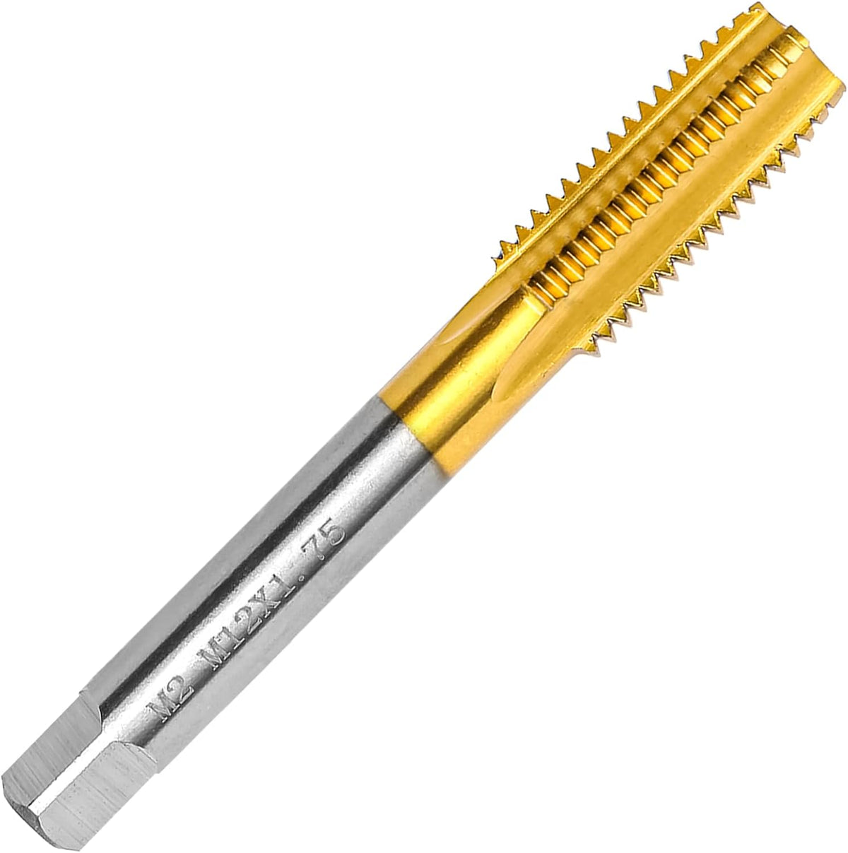 M12 X 1.75 Thread Tap for Metal, M12 X 1.75 M2 HSS Thread Milling Tap