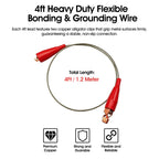 4ft Heavy Duty Anti-Static Bonding & Grounding Wire