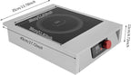 Commercial Induction Cooktop 110V 3500W Professional Electric Induction Burner Countertop Burner High Power Electric